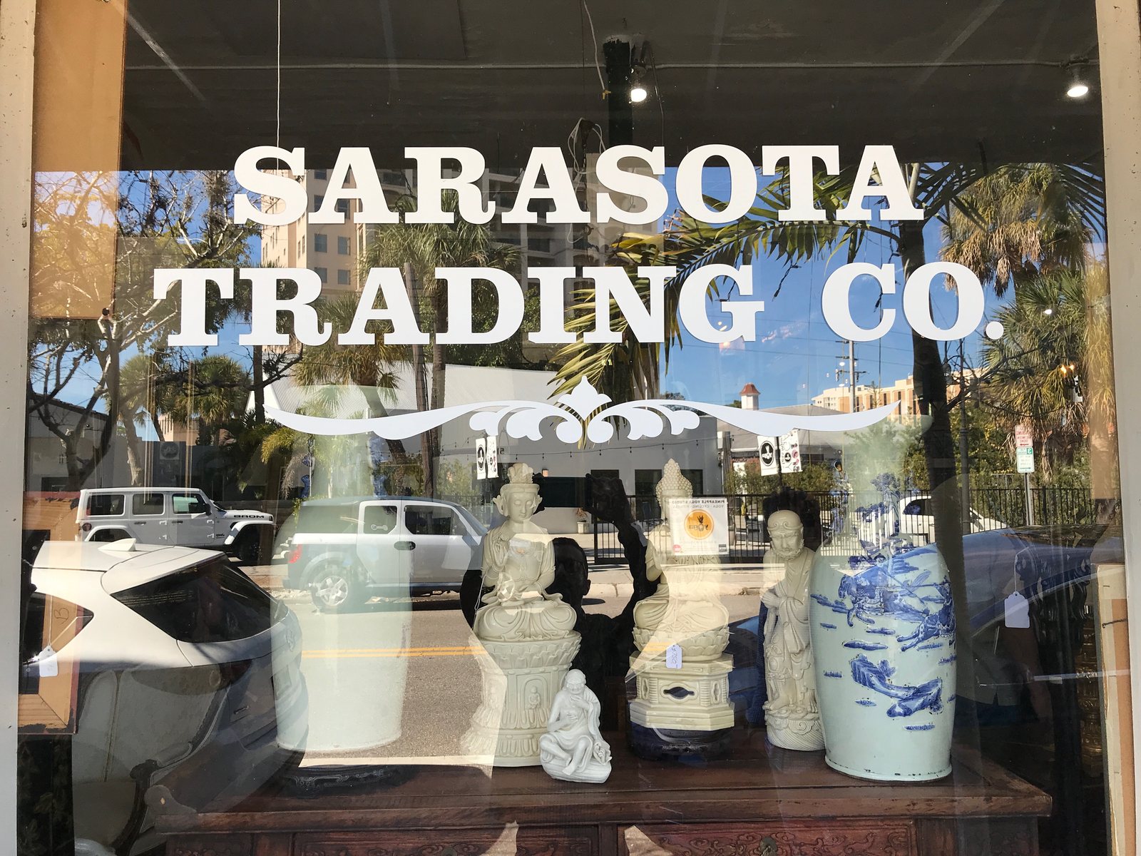 Inside the Sarasota Trading Company showroom